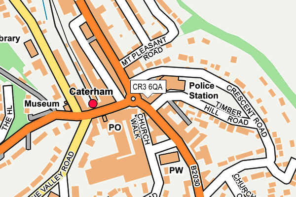 CR3 6QA map - OS OpenMap – Local (Ordnance Survey)