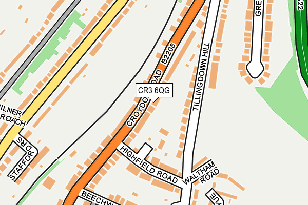 CR3 6QG map - OS OpenMap – Local (Ordnance Survey)