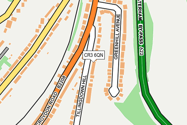 CR3 6QN map - OS OpenMap – Local (Ordnance Survey)