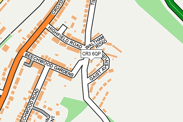 CR3 6QP map - OS OpenMap – Local (Ordnance Survey)