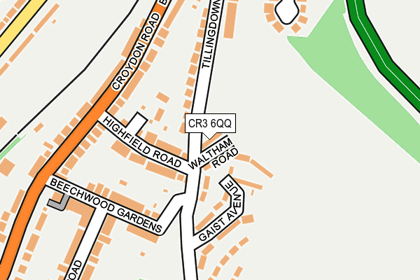 CR3 6QQ map - OS OpenMap – Local (Ordnance Survey)