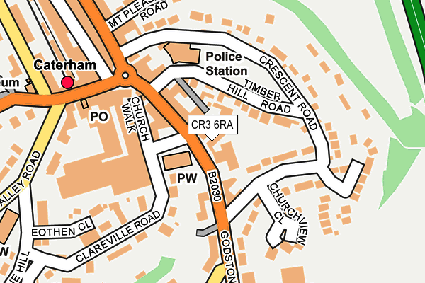 CR3 6RA map - OS OpenMap – Local (Ordnance Survey)