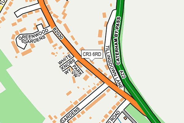 CR3 6RD map - OS OpenMap – Local (Ordnance Survey)