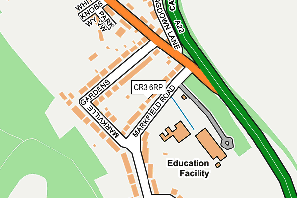 CR3 6RP map - OS OpenMap – Local (Ordnance Survey)