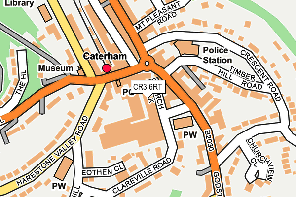 CR3 6RT map - OS OpenMap – Local (Ordnance Survey)