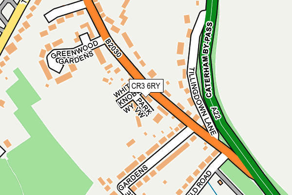 CR3 6RY map - OS OpenMap – Local (Ordnance Survey)