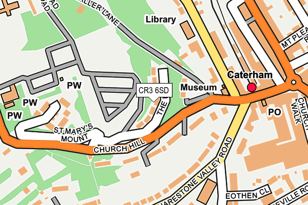 CR3 6SD map - OS OpenMap – Local (Ordnance Survey)