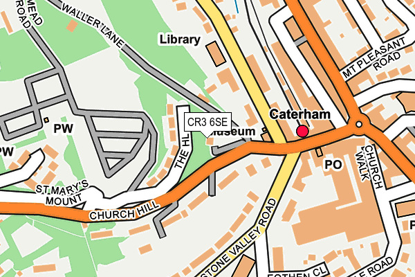 CR3 6SE map - OS OpenMap – Local (Ordnance Survey)