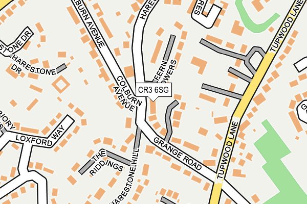 CR3 6SG map - OS OpenMap – Local (Ordnance Survey)