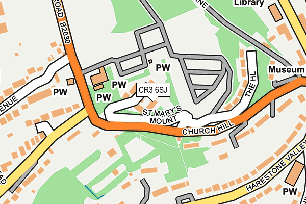 CR3 6SJ map - OS OpenMap – Local (Ordnance Survey)