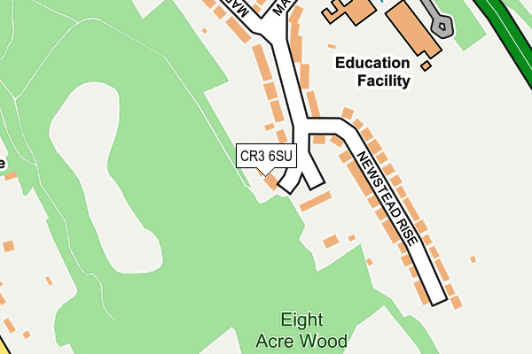 CR3 6SU map - OS OpenMap – Local (Ordnance Survey)