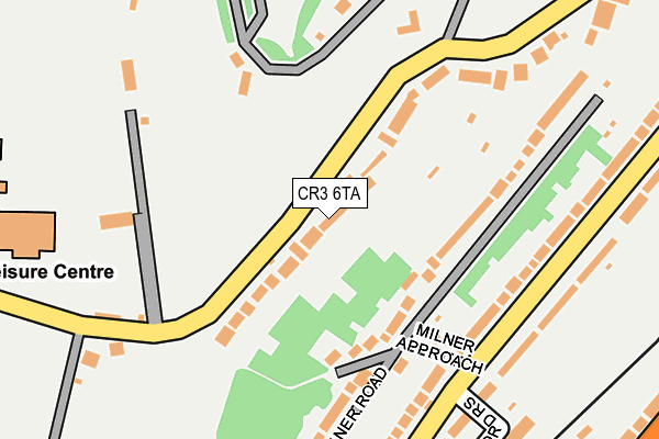 CR3 6TA map - OS OpenMap – Local (Ordnance Survey)