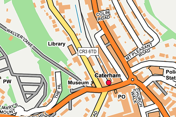 CR3 6TD map - OS OpenMap – Local (Ordnance Survey)