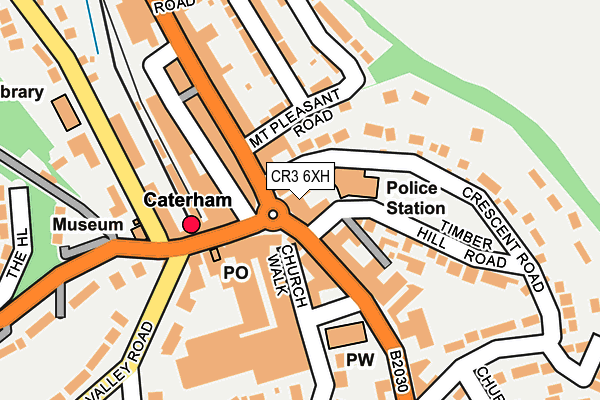 CR3 6XH map - OS OpenMap – Local (Ordnance Survey)