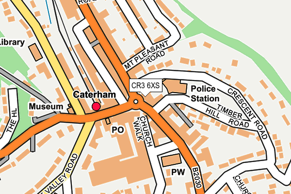 CR3 6XS map - OS OpenMap – Local (Ordnance Survey)