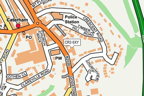 CR3 6XY map - OS OpenMap – Local (Ordnance Survey)