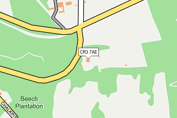 CR3 7AE map - OS OpenMap – Local (Ordnance Survey)