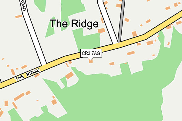 CR3 7AG map - OS OpenMap – Local (Ordnance Survey)