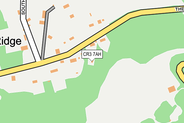 CR3 7AH map - OS OpenMap – Local (Ordnance Survey)