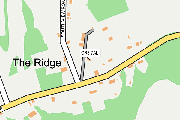 CR3 7AL map - OS OpenMap – Local (Ordnance Survey)