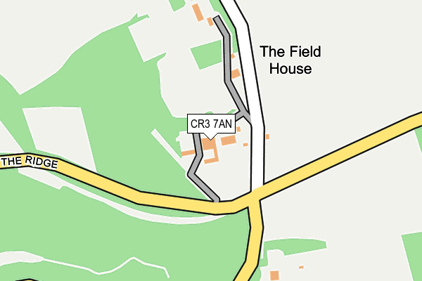 CR3 7AN map - OS OpenMap – Local (Ordnance Survey)