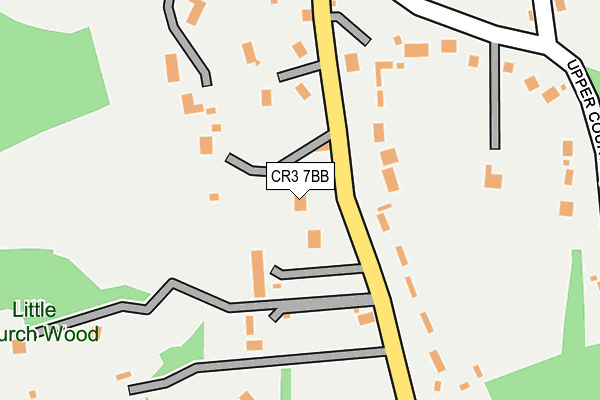 CR3 7BB map - OS OpenMap – Local (Ordnance Survey)