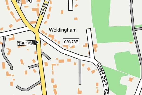 CR3 7BE map - OS OpenMap – Local (Ordnance Survey)