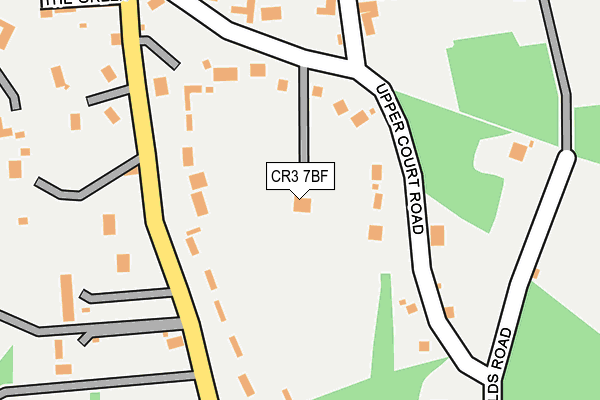 CR3 7BF map - OS OpenMap – Local (Ordnance Survey)