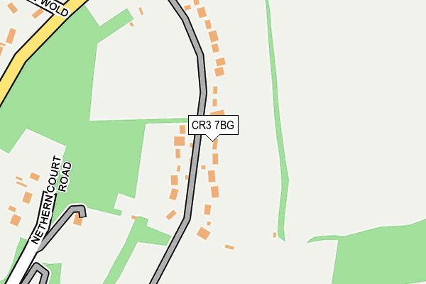 CR3 7BG map - OS OpenMap – Local (Ordnance Survey)