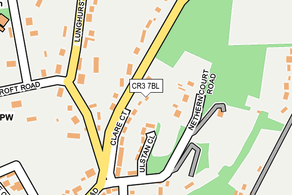 CR3 7BL map - OS OpenMap – Local (Ordnance Survey)