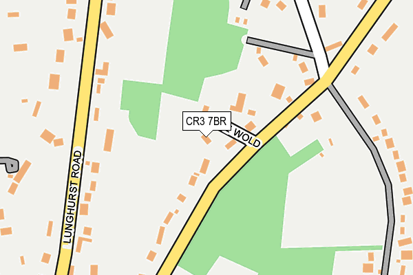 CR3 7BR map - OS OpenMap – Local (Ordnance Survey)