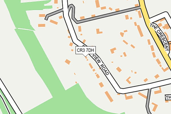 CR3 7DH map - OS OpenMap – Local (Ordnance Survey)