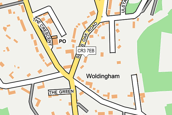 CR3 7EB map - OS OpenMap – Local (Ordnance Survey)