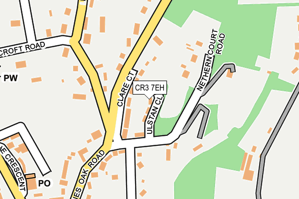 CR3 7EH map - OS OpenMap – Local (Ordnance Survey)