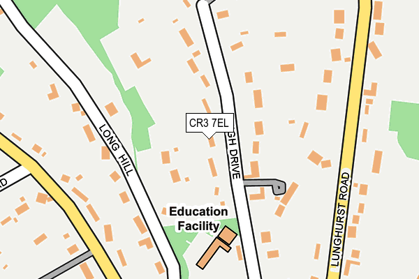 CR3 7EL map - OS OpenMap – Local (Ordnance Survey)