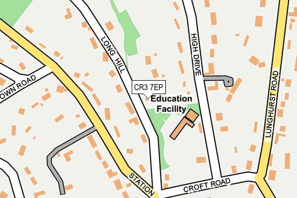 CR3 7EP map - OS OpenMap – Local (Ordnance Survey)