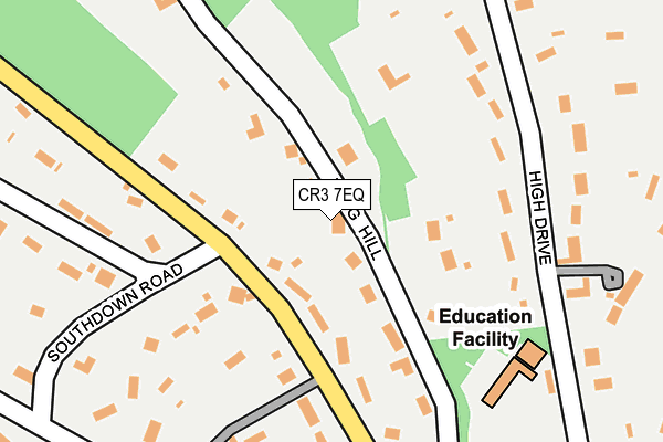 CR3 7EQ map - OS OpenMap – Local (Ordnance Survey)