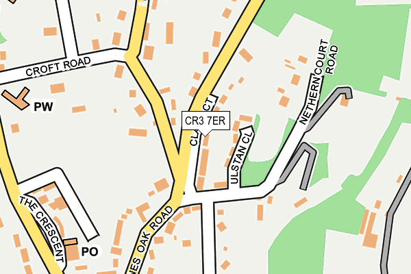 CR3 7ER map - OS OpenMap – Local (Ordnance Survey)