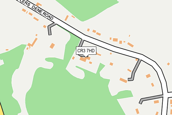 CR3 7HD map - OS OpenMap – Local (Ordnance Survey)