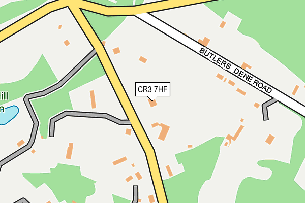 CR3 7HF map - OS OpenMap – Local (Ordnance Survey)