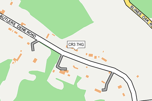 CR3 7HG map - OS OpenMap – Local (Ordnance Survey)