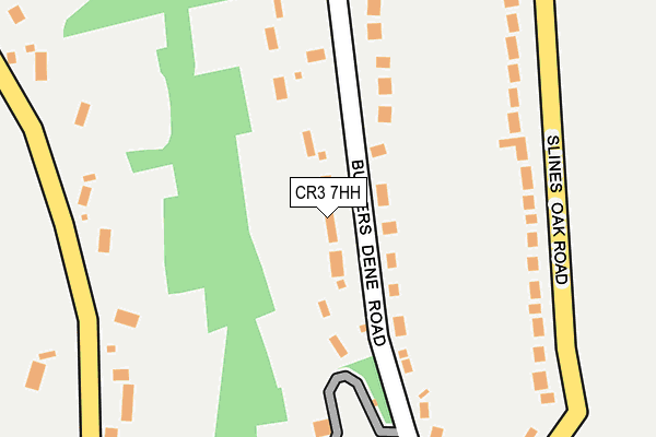 CR3 7HH map - OS OpenMap – Local (Ordnance Survey)