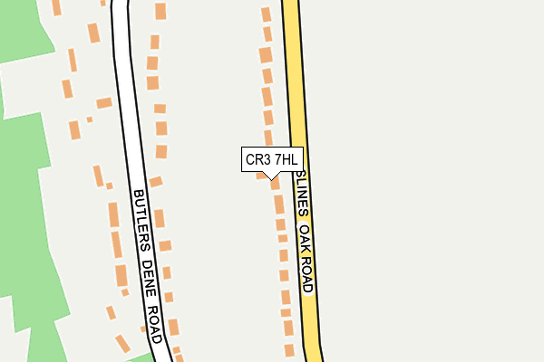 CR3 7HL map - OS OpenMap – Local (Ordnance Survey)