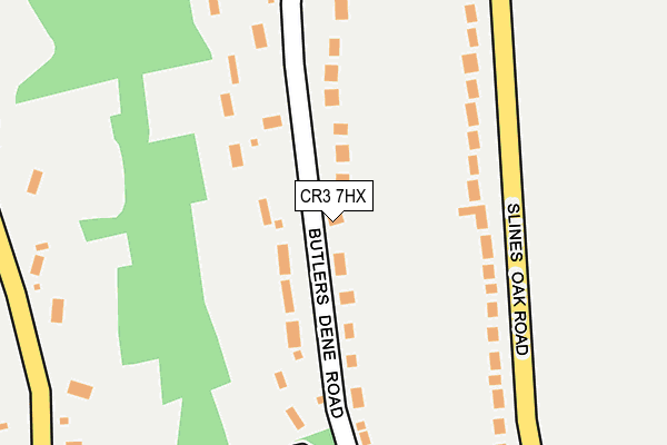 CR3 7HX map - OS OpenMap – Local (Ordnance Survey)