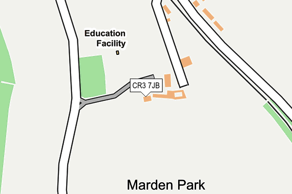 CR3 7JB map - OS OpenMap – Local (Ordnance Survey)