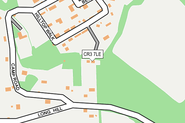 CR3 7LE map - OS OpenMap – Local (Ordnance Survey)