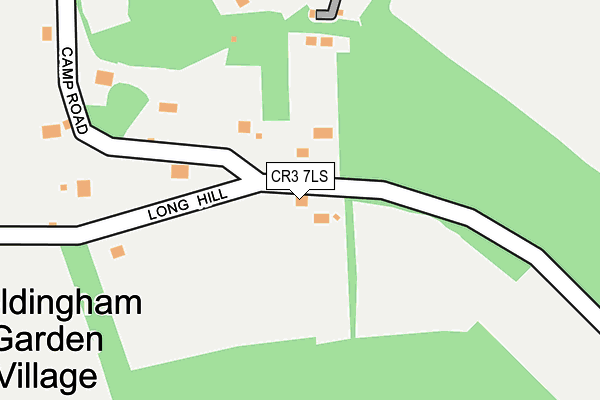 CR3 7LS map - OS OpenMap – Local (Ordnance Survey)