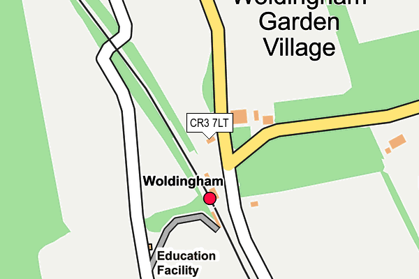 CR3 7LT map - OS OpenMap – Local (Ordnance Survey)