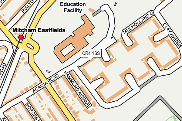 CR4 1SS map - OS OpenMap – Local (Ordnance Survey)