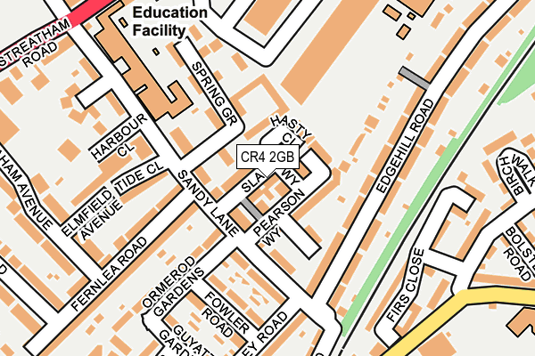 CR4 2GB map - OS OpenMap – Local (Ordnance Survey)